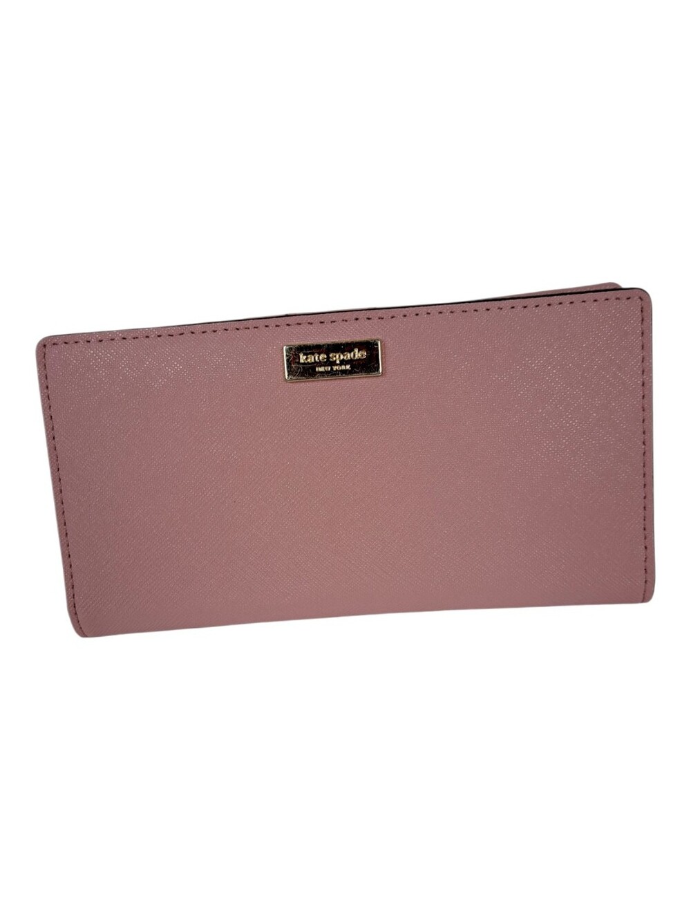 Kate Spade New York Laurel Way Stacy Saffiano Leather Wallet, Dusty Peony,
